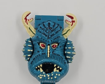 Mighty Max polverizza la scoiattola marina - Testa horror - Giocattolo vintage Bluebird del 1992