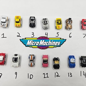 Micro Machines Retro Cars *Choose Your Own Drop-Down List* Vintage Galoob Vehicles