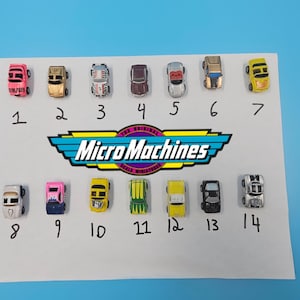 Micro Machines Sports and Muscle Cars *Choose Your Own Drop-Down List* Vintage Galoob Vehicles