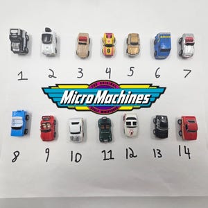Micro Machines Cars *Choose Your Own Drop-Down List* Vintage Galoob Vehicles