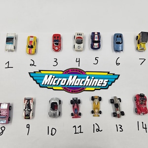 Micro Machines Race Cars *Choose Your Own Drop-Down List* Vintage Galoob Vehicles LGT LGTI