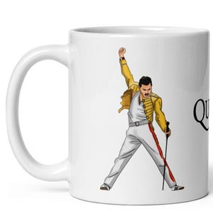Coffee Mug inspired by the Queen Freddie Mercury collection