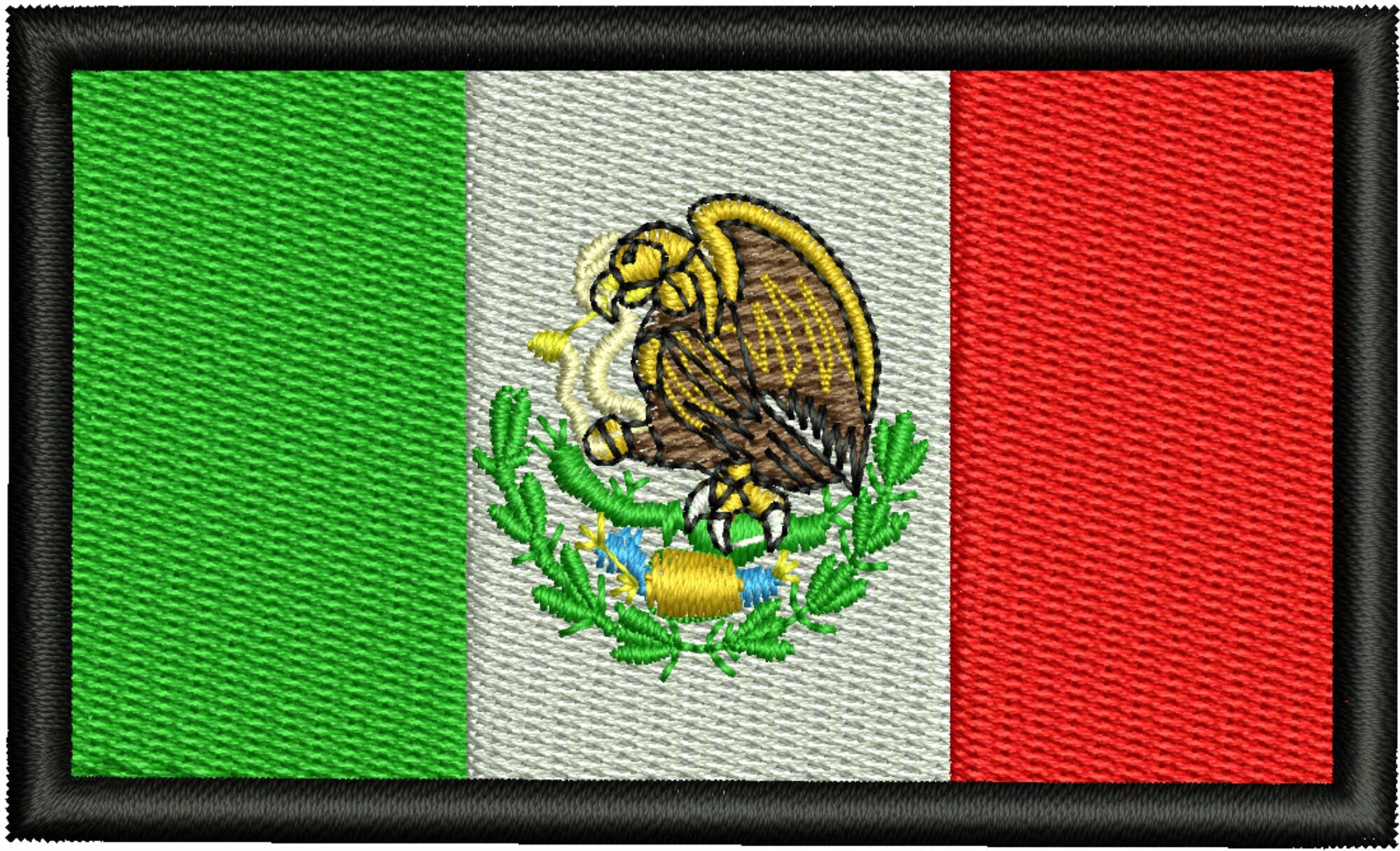 Mexican Flag Embroidery Embroidery Digitizing Design - Etsy