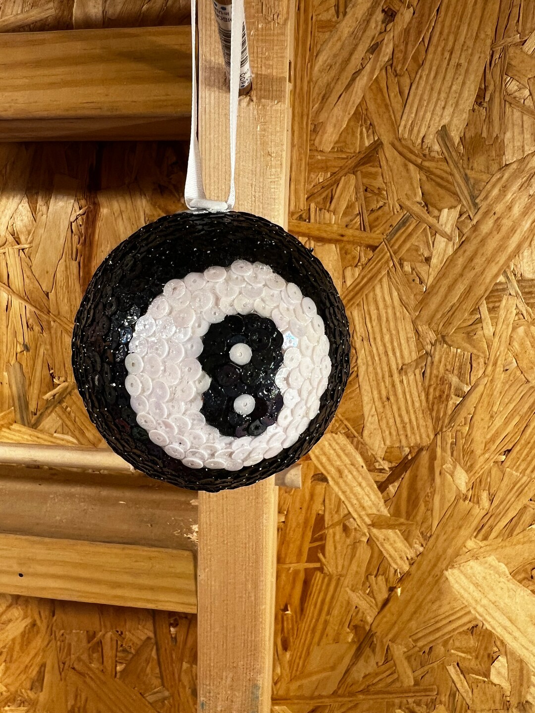 8 Pool Ball Ornament Etsy