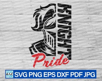 Knight Pride svg, Knights mascot svg, High School Knights Football Basketball Baseball Cheerleading svg, Knights svg, Knights Cheer mom svg