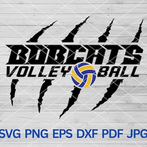 High School Bobcats Volleyball svg, Bobcat svg, Bobcats svg Cut Files Cricut, Bobcats  school, Bobcats mascot svg, Bobcats Pride Spirit svg