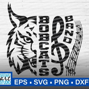Bobcats Band svg, Bobcats Marching Band svg, Bobcats svg, Bobcats school, Bobcats mascot svg, Bobcats Pride Spirit, Marching Band Mom Shirt
