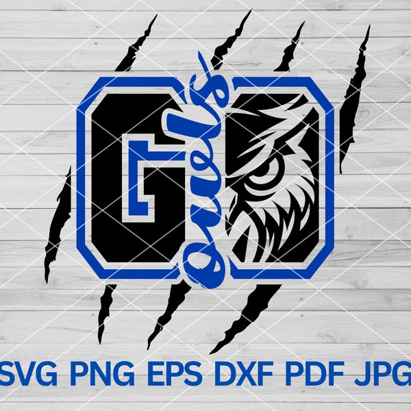 Go Owls svg, Owls svg, Owls Pride, Owls mascot svg, High School Owls Sport Sublimation svg, Owls  School Spirit Cheer Mom, Owl Claws svg