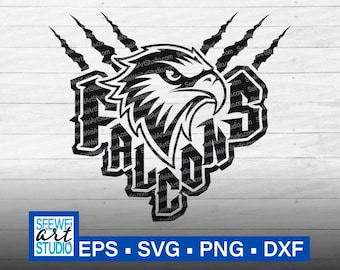 Falcons Svg, Falcon svg Cut Files Cricut, Silhouette Falcon, Falcons Pride Svg, Falcon Head SVG, American Falcon Vector Images, Falcon PNG