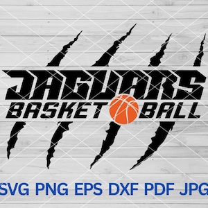 High School Jaguars Basketball svg, Jaguars svg, Jaguars mascot svg, Jaguar svg Cut Files Cricut, Jaguar Team Spirit, Jaguars Cheer svg