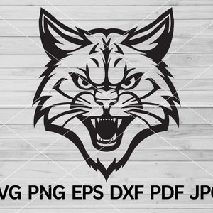 Wildcat svg, Wildcats Cut file for Cricut, Wildcats school mascot, wildcats png, Wildcats Mascot svg, sWildcats school spirit, Wildcats svg