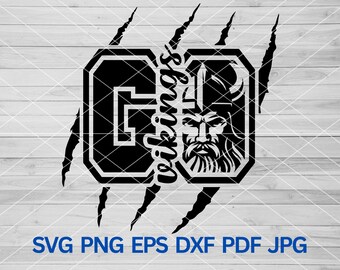 Go Vikings svg, Vikings svg, Vikings Pride, Vikings mascot svg, High School Vikings Sport Sublimation svg, Vikings School Spirit Cheer Mom