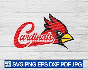 High School Cardinals mascot svg, Cardinals svg, Cardinal bird svg, Cardinals Team Sport svg, Cardinals Pride, Cardinals Cheer Mom svg