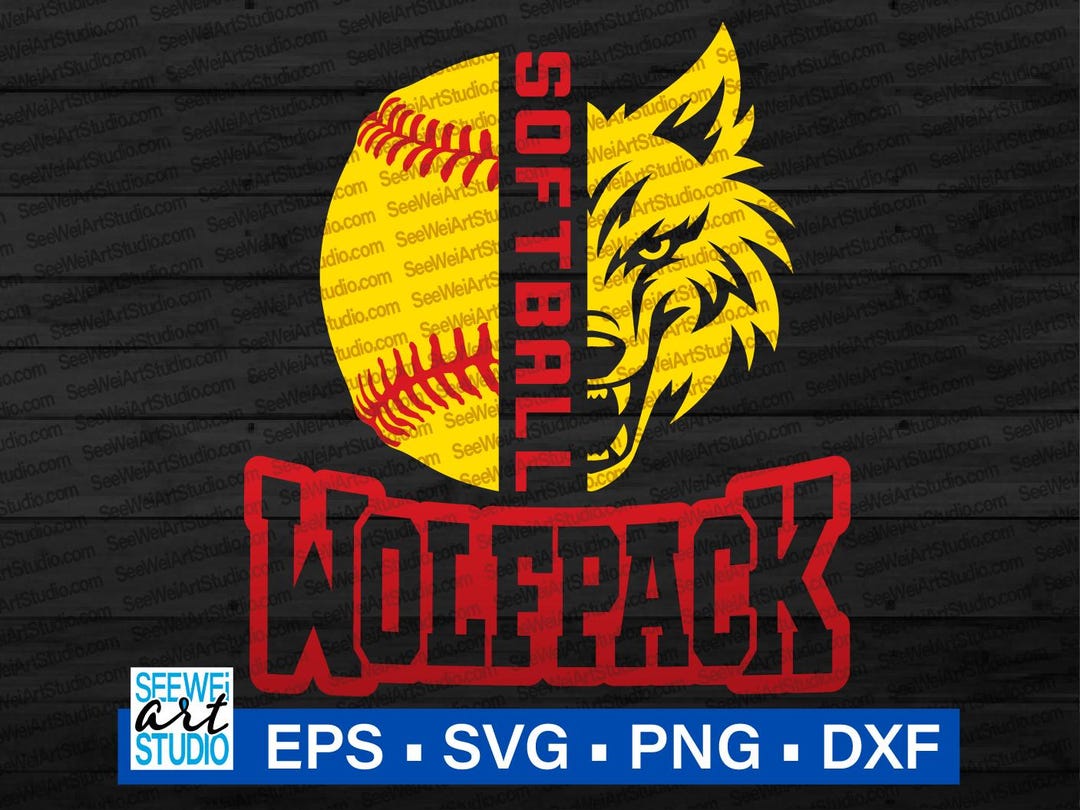 High School Wolfpack Softball Svg, Wolfpack Pride Svg, Wolfpack Svg ...
