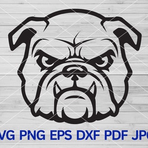 Bulldogs svg Bulldog svg, Bulldogs SVG Cut file for Cricut, Team Mascot, Bulldog Mascot svg, Bulldog animal head png, Bulldog school spirit