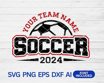 Fotbollslagmall svg, fotbollssvg, maskotmall svg, fotbollssvg-filer för Cricut, personligt anpassat fotbollslagssvg, svg för tröjor