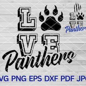 Panthers aman svg, Love Panthers svg, Panthers scratch svg, Panthers svg, Panthers mascota svg, Panthers garras svg, Panther pata svg