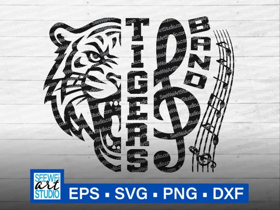 High School Tigers Band svg, Tigers svg, Tigers mascot svg, Tigers Marching Band svg, Tigers School Spirit, Tigers Pride, Tigers Cheer svg
