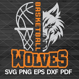 High School Wolves Basketball svg, Wolf Pride svg, Wolf Svg, Wolves svg, Wolf Cut file for Cricut, Wolves Mascot svg, Wolves Cheer Mom svg