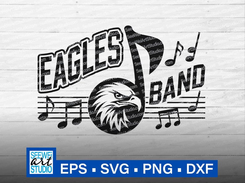 High School Eagles Band svg, Eagle Hawk Bird svg, Eagles mascot svg, Eagles Band Mom shirt svg, Eagles svg, Eagles Marching Band svg image 1