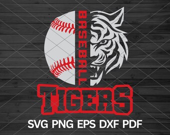 High School Tigers Baseball svg, Tigers svg, Tigers mascot svg, Tigers Cut Files Cricut, Tigers School Spirit, Tigers Pride, Tigers Cheer
