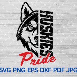 Huskies Pride svg, Huskies mascot svg, Huskies school spirit, Huskies Cheers Mom, High School Huskies Cheerleading Sublimation Designs