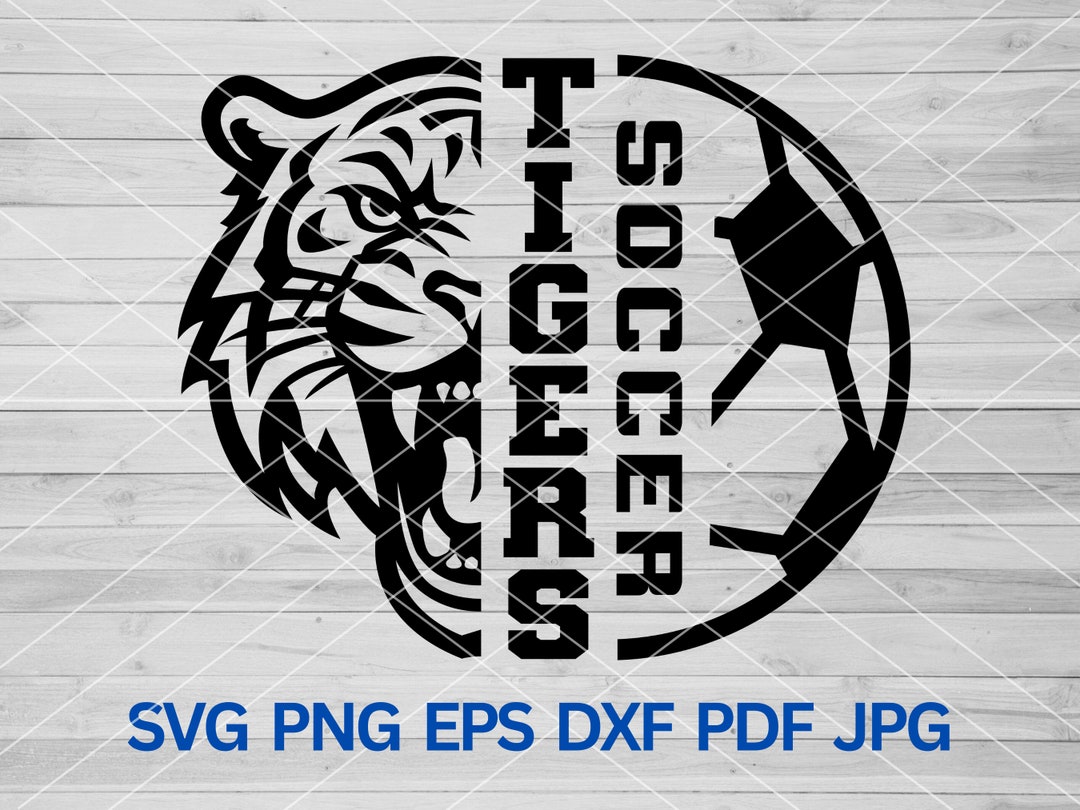 High School Tigers Soccer Svg, Tigers Svg, Tigers Mascot Svg, Tigers ...