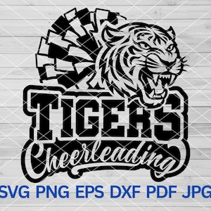 Tigers Cheerleading svg, Tigers svg, Tigers mascot svg, Tigers Cheer Cricut svg, Tigers School Spirit, Tigers Pride, Tigers Cheer Mom Shirt