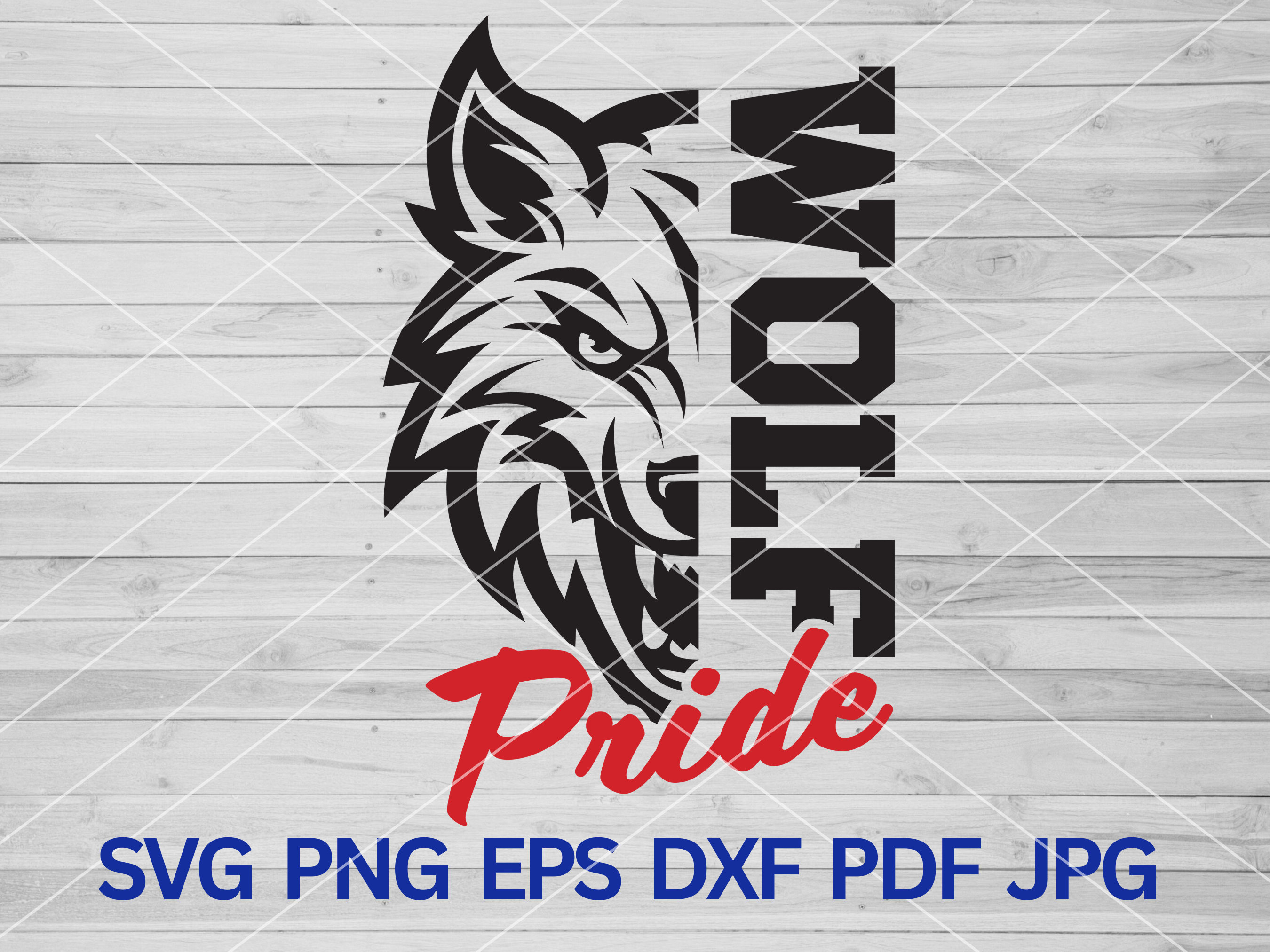Wolf Pride Svg, Wolf Svg, Wolves Svg, Wolf Cut File for Cricut, Wolf