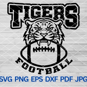 High School Tigers Football svg, Tigers svg, Tigers mascota svg, Tiger svg Cut Files Cricut, Tigers School Spirit, Tigers Pride, Tigers Cheer