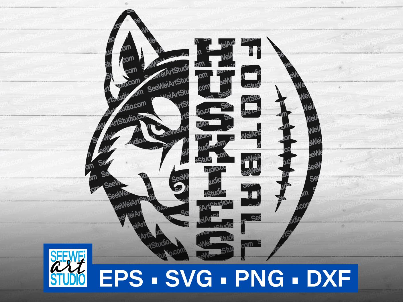 High School Huskies Football Svg, Husky Svg, Huskies Svg, Huskies ...