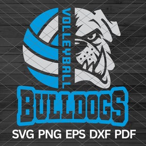 High School Bulldogs Volleyball svg, Bulldogs svg, Bulldog svg, Bulldogs Pride svg, Bulldogs Mascot svg, Bulldogs School Spirit, Bulldog Mom