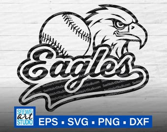 High School Eagles Baseball svg Cut Files Cricut, Eagle Hawk Bird SVG, Eagles mascot svg, Eagles School Spirit svg, Eagles svg, Eagles Pride