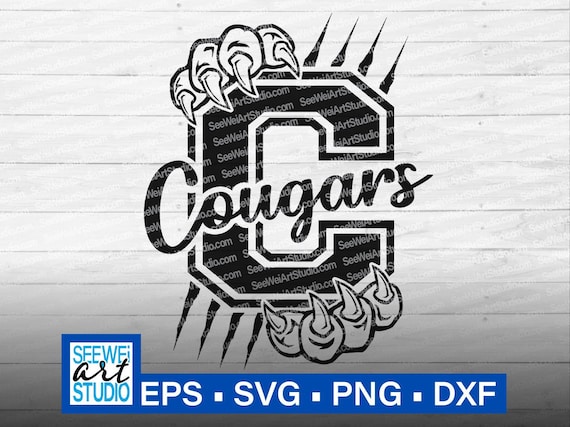Cougars svg, Cougars scratches svg, High School Cougars mascot svg, Cougar school Spirit, Cougar Claw svg, Cougars Pride Cheer Mom Shirt svg