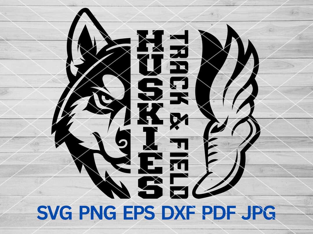 High School Huskies Track & Field Svg, Huskies Track and Field Svg ...