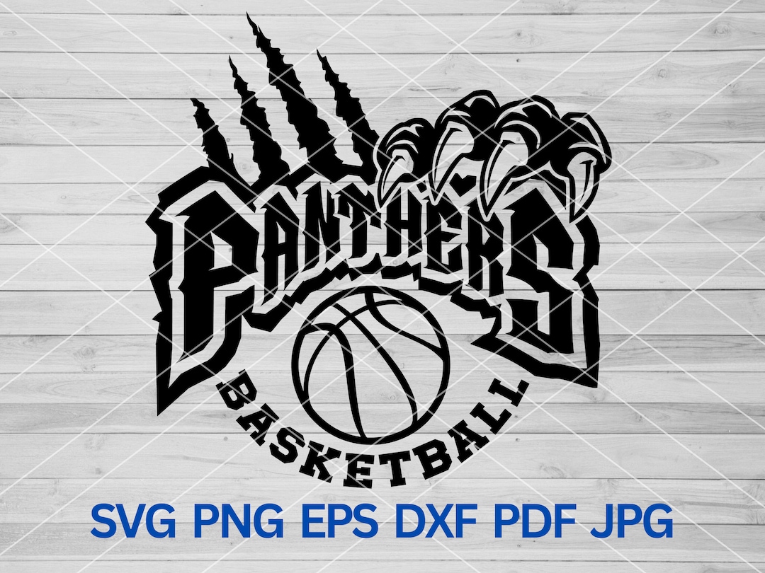 High School Panthers Basketball Svg, Panthers Pride Svg, Panther Svg ...