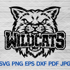 Wildcats svg, Wildcats Mascot svg, High School Wildcats Basketball football, Wildcats school spirit, Wildcats Cheer Mom, Wildcats Pride svg