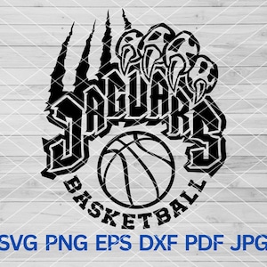 High School Jaguars Basketball svg, Jaguars svg, Jaguars mascot svg, Jaguar svg Cut Files Cricut, Jaguar Team Spirit, Jaguars Cheer svg