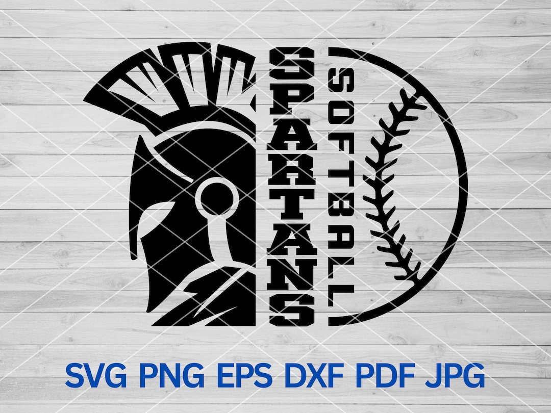 High School Spartans Softball Svg, Spartans Pride Svg, Spartans Svg ...