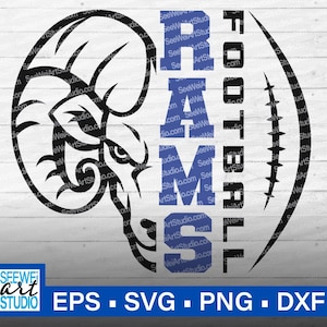 High School Rams Football svg, Rams svg, Rams mascot svg, Rams Football Mom, Rams Cheer, Rams Pride svg, Rams School Spirit, Sublimation