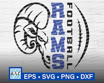 High School Rams Football svg, Rams svg, Rams mascot svg, Rams Football Mom, Rams Cheer, Rams Pride svg, Rams School Spirit, Sublimation