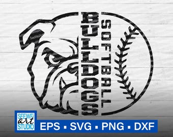 High School Bulldogs Softball svg, Bulldogs svg, Bulldog svg, Bulldogs Pride svg, Bulldogs Mascot svg, Bulldogs School Spirit, Bulldog Mom