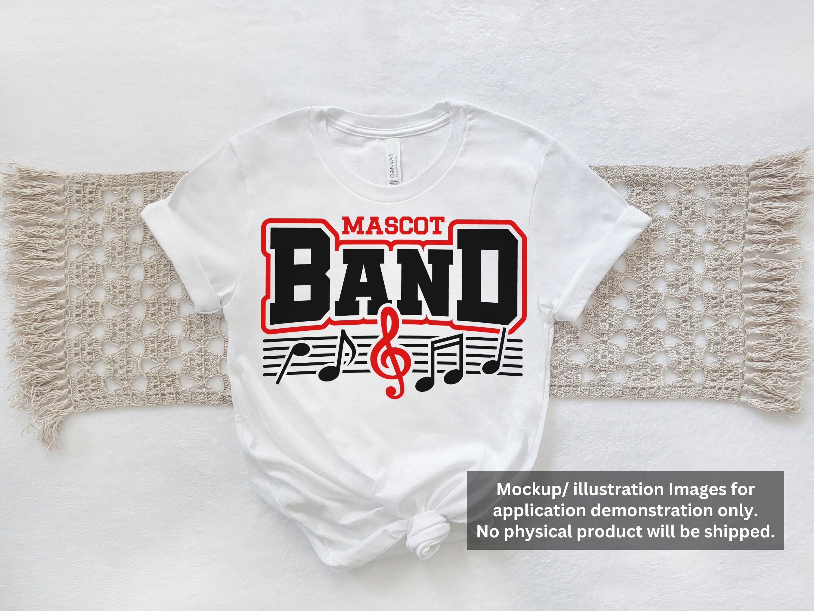 School Band Team Template Svg, Marching Band Svg, Mascot Template Svg ...
