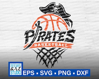 High School Pirates Basketball svg, Pirates svg, Pirates mascot svg, Pirates svg Cut Files Cricut, Pirates Team Spirit, Pirates Cheer svg