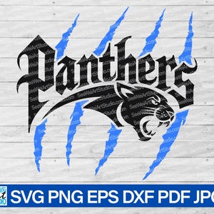 High School Panthers mascot svg, Panther svg, Panthers svg, Panthers Scratches svg, Panthers Spirit, Panthers Cheer Mom, Panthers Pride