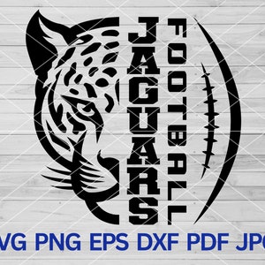 High School Jaguars Fußball svg, Jaguars svg, Jaguar svg, Jaguars Maskottchen svg, Jaguar geschnitten Dateien Cricut, Jaguar Team Spirit Jaguars svg