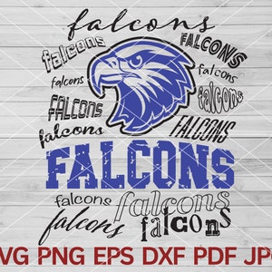 Falcons Svg, Falcon svg Cut Files Cricut, Silhouette Falcon, Falcons Pride Svg, Falcon Head SVG, American Falcon Vector Images, Falcons PNG