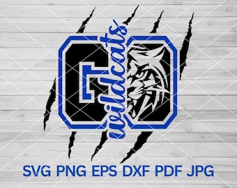 Go Wildcats svg, Wildcats svg, Wildcats Pride, Wildcats mascot svg, High School Wildcats Sport Sublimation svg, Wildcats Cheer Mom svg
