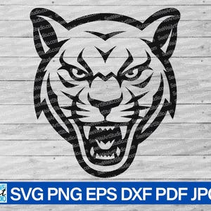 Cougars svg, Cougar svg, Cougar png, Cougars mascot svg, Cougar school Spirit svg, Cougar mom DXF File for Cricut, Cougar Head Cougar sports