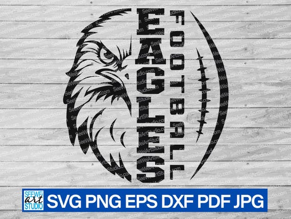High School Eagles Football svg, Eagle Hawk Bird svg, Eagles mascot svg, Eagle Cut Files Cricut, Eagles School Spirit Team sports Eagles svg